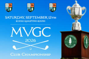 Mill Valley Golf Club Club Chamionship Saturday, September 12th